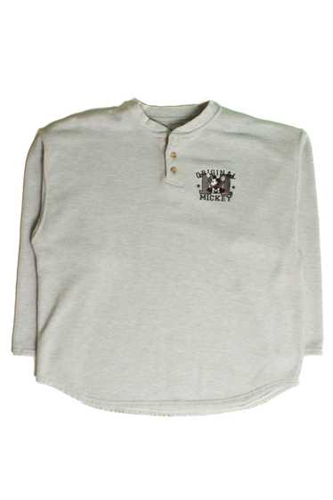 Vintage Original Mickey Henley Sweatshirt (1990s) - image 1