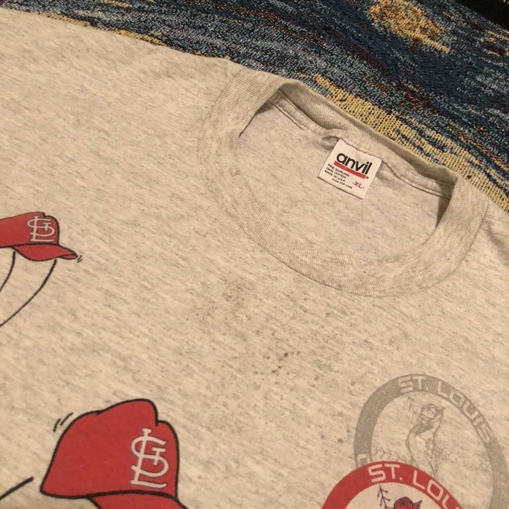 Anvil × Made In Usa × Vintage 90’s STL Cardinals … - image 4