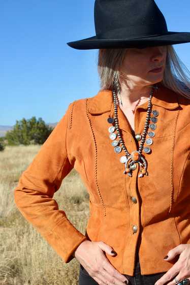 Iconic Char 1970s - 80s Handmade Suede Jacket Sant