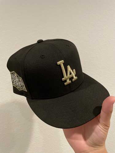 Los Angeles Dodgers New Era Black & Red 59FIFTY - Fitted Hat