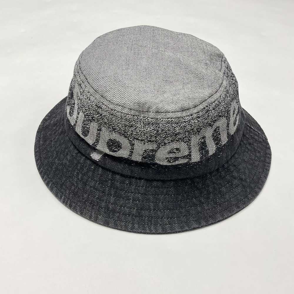 Supreme Supreme Fade Jacquard Denim Crusher (S/S2… - image 2