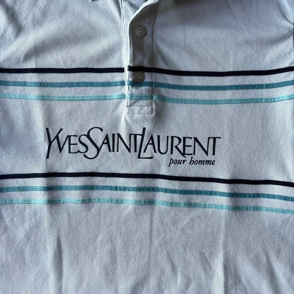 Vintage × Yves Saint Laurent YSL vintage white po… - image 3