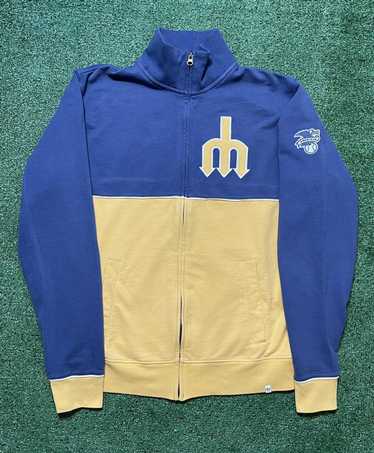 Vtg Nike Mens Cooperstown Collection Blue Cotton Seattle Mariners