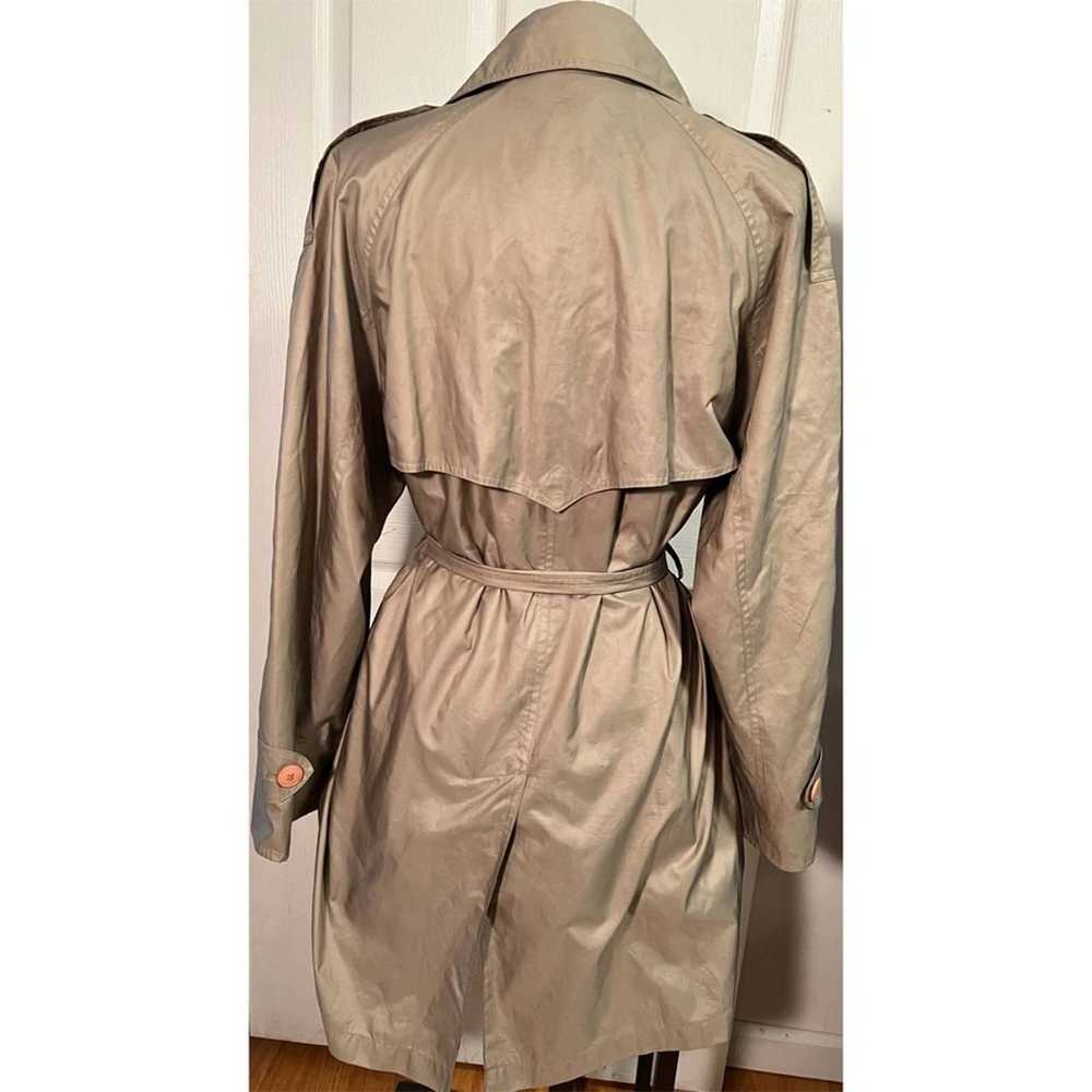 Sanyo Sanyo Khaki Tan Belted Knee Length Raincoat… - image 2