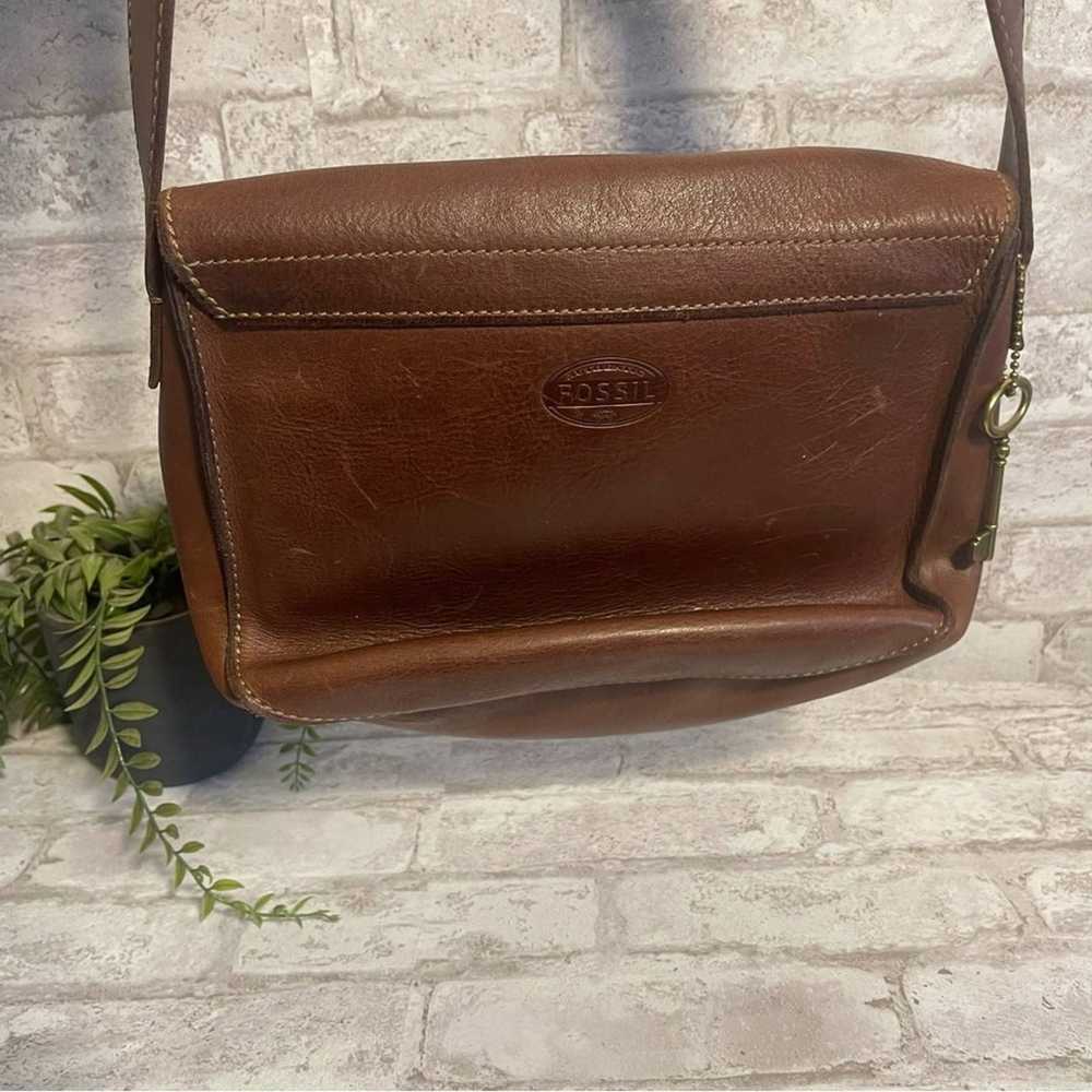 Fossil FOSSIL Brown Genuine Leather Large Austin … - image 3
