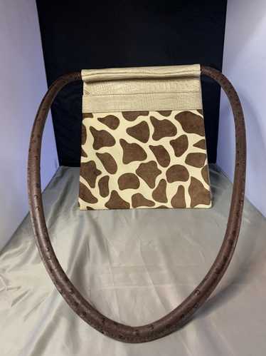 Vintage Mito Milan giraffe print shoulder bag