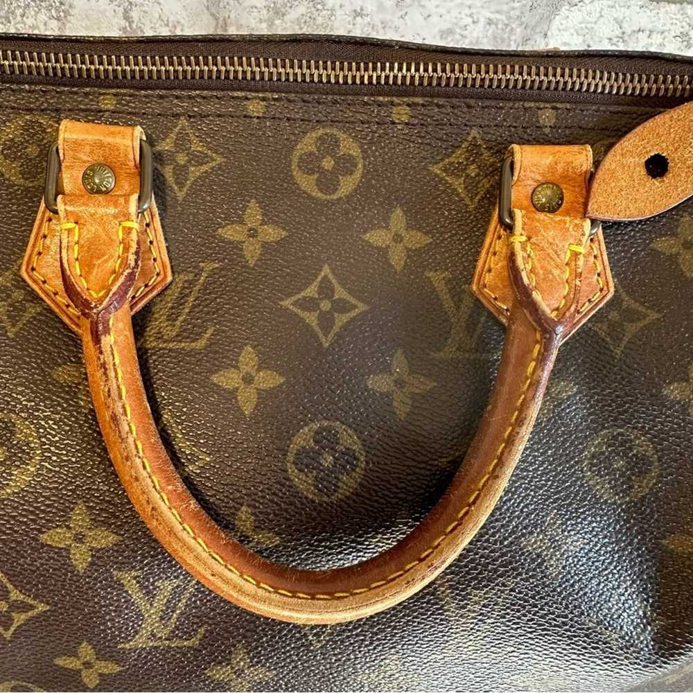 Louis Vuitton LV Louis Vuitton Monogram Speedy 30… - image 7