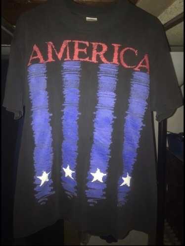 Streetwear × Vintage Vintage America Tee - image 1