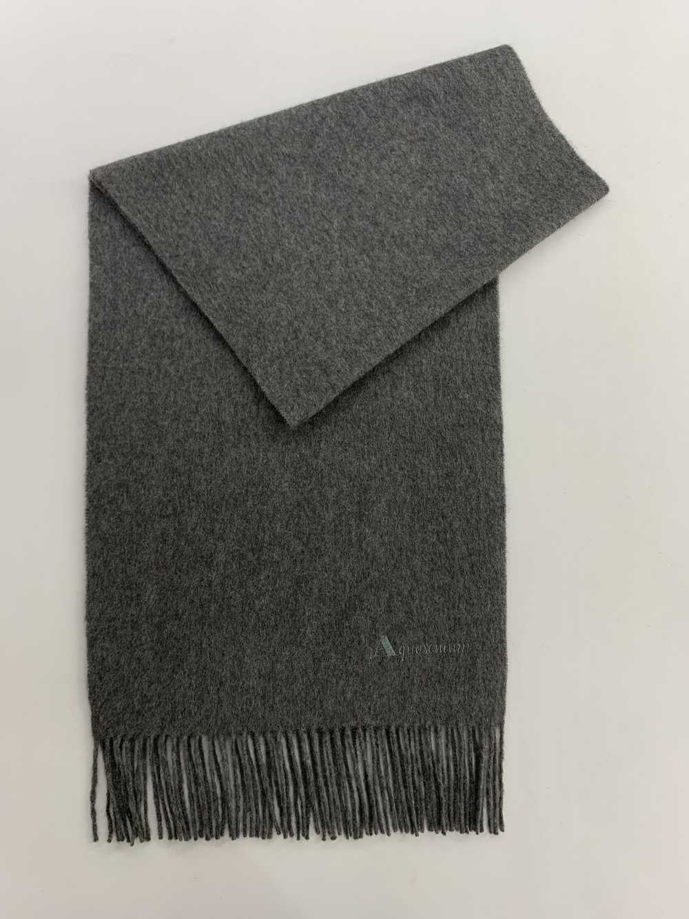 Aquascutum Aquascutum Scarf Cashmere Muffler Grey… - image 2