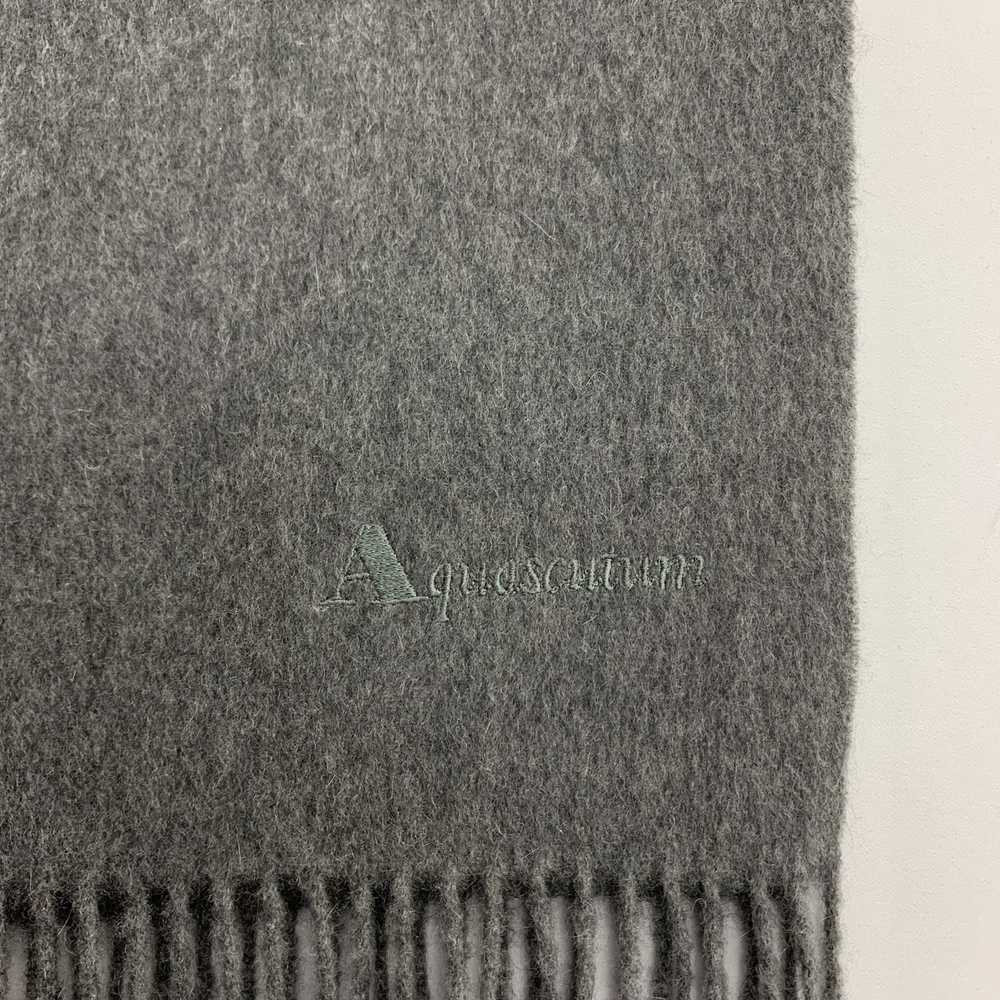 Aquascutum Aquascutum Scarf Cashmere Muffler Grey… - image 4