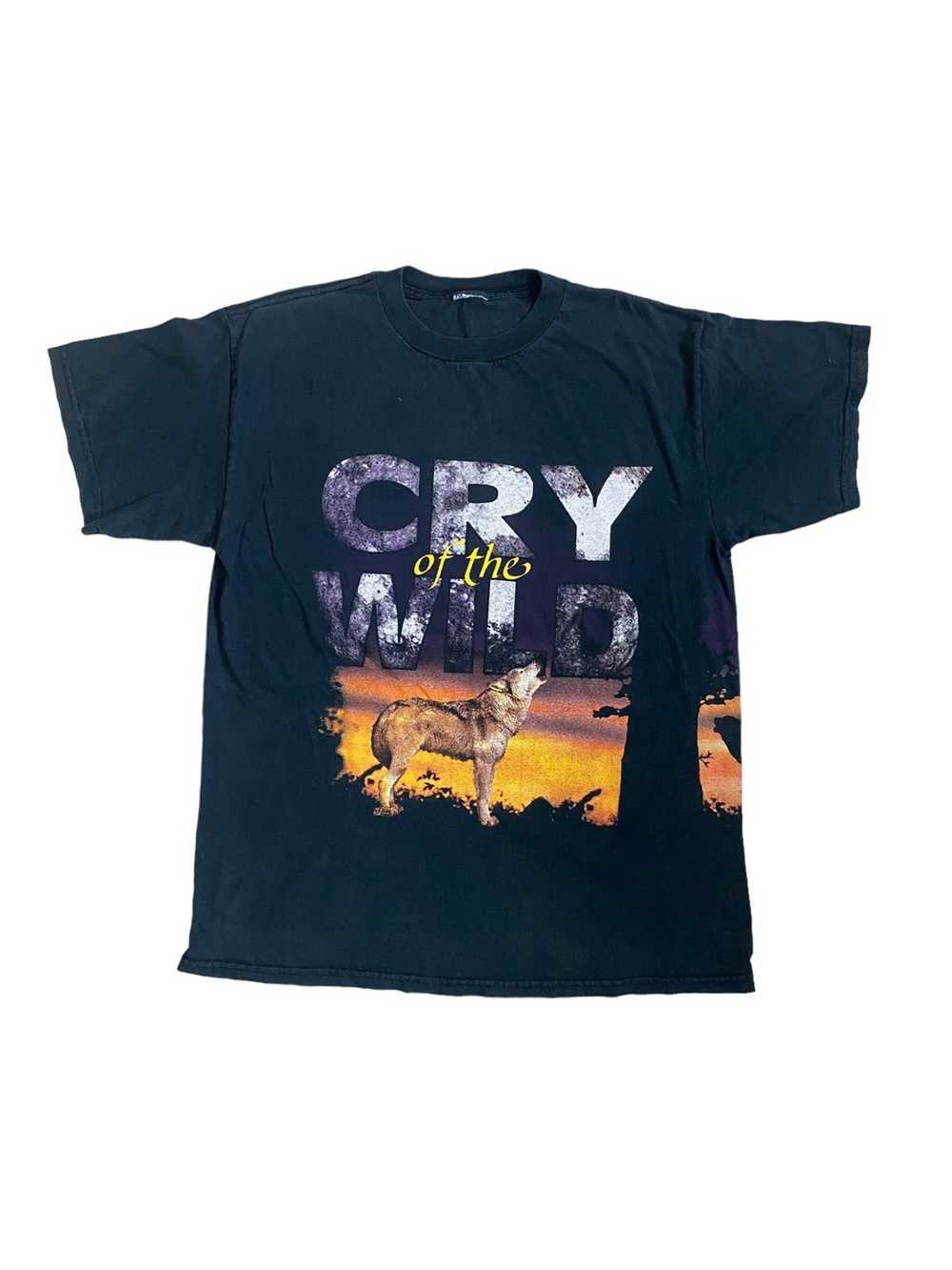 Movie × Vintage Vintage Overprint Cry Of The Wolf… - image 1