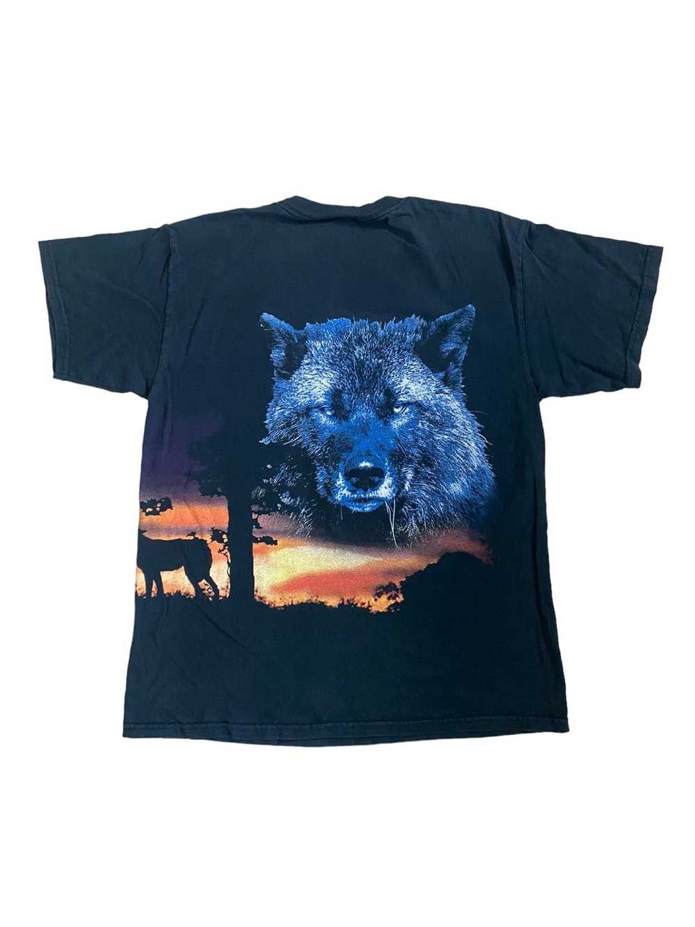 Movie × Vintage Vintage Overprint Cry Of The Wolf… - image 2