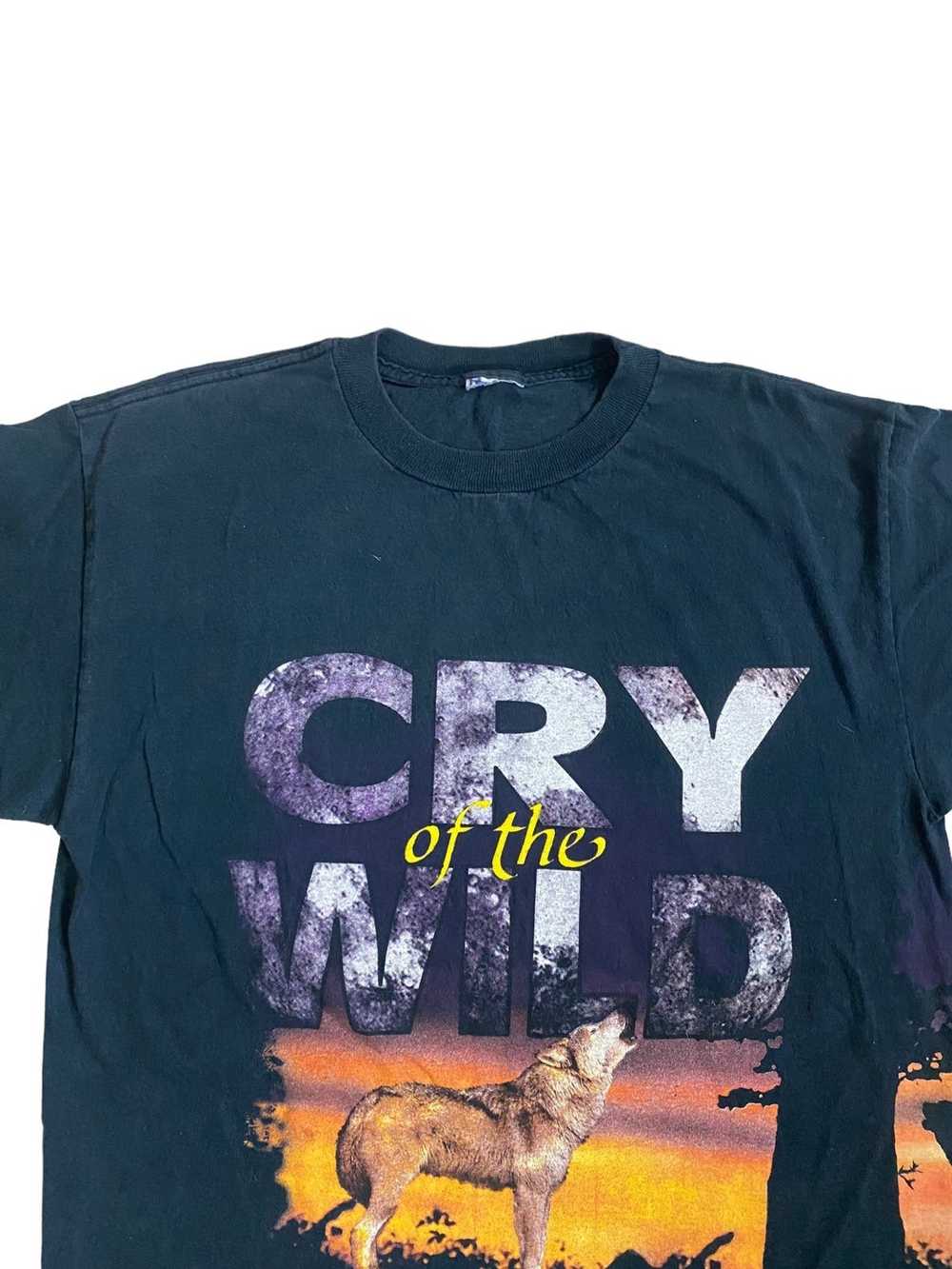 Movie × Vintage Vintage Overprint Cry Of The Wolf… - image 4