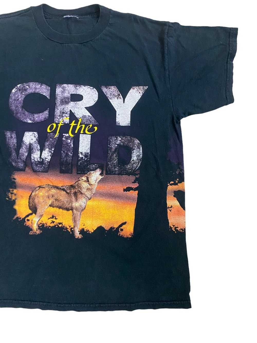 Movie × Vintage Vintage Overprint Cry Of The Wolf… - image 5