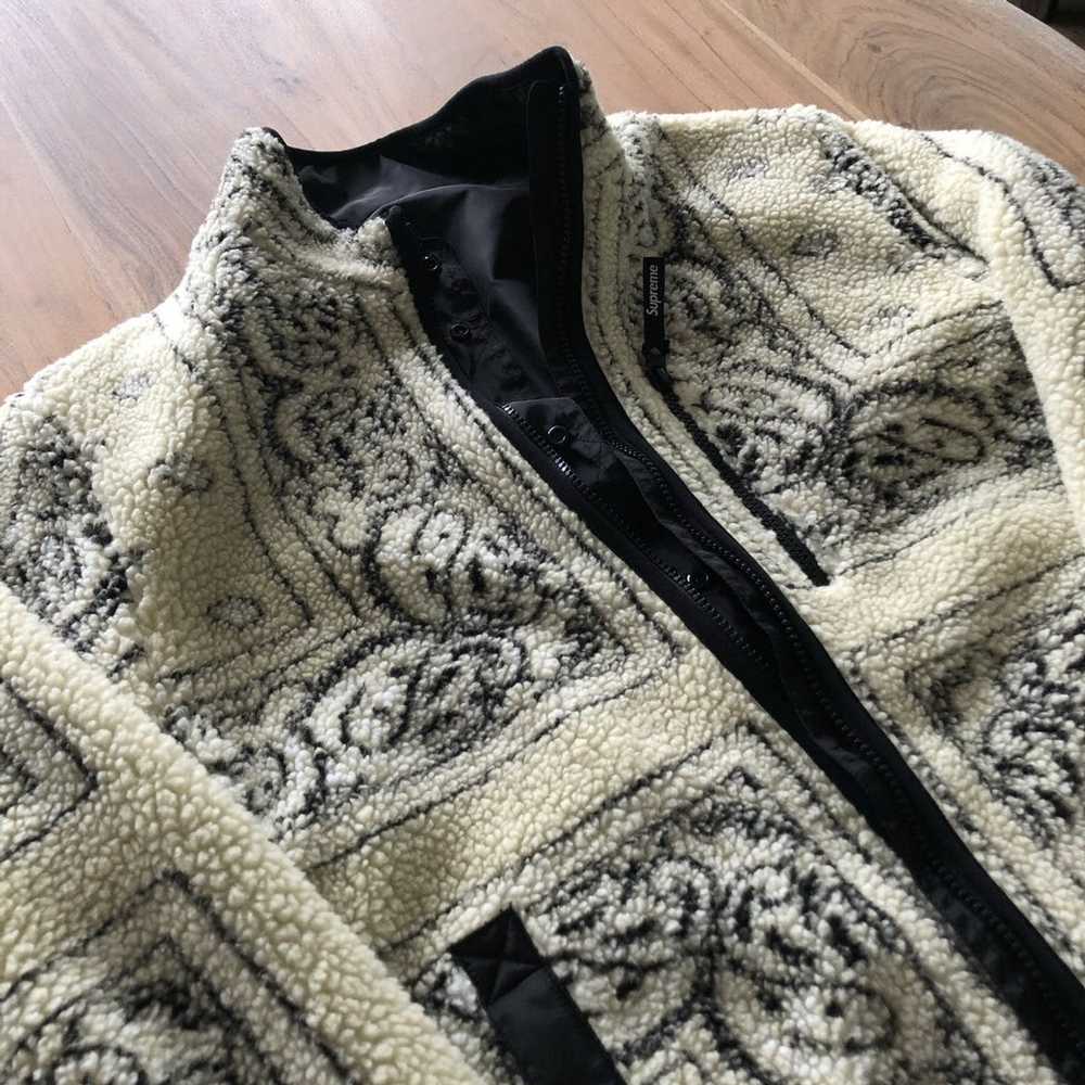 Supreme Supreme Reversible Bandana Fleece Jacket - image 2