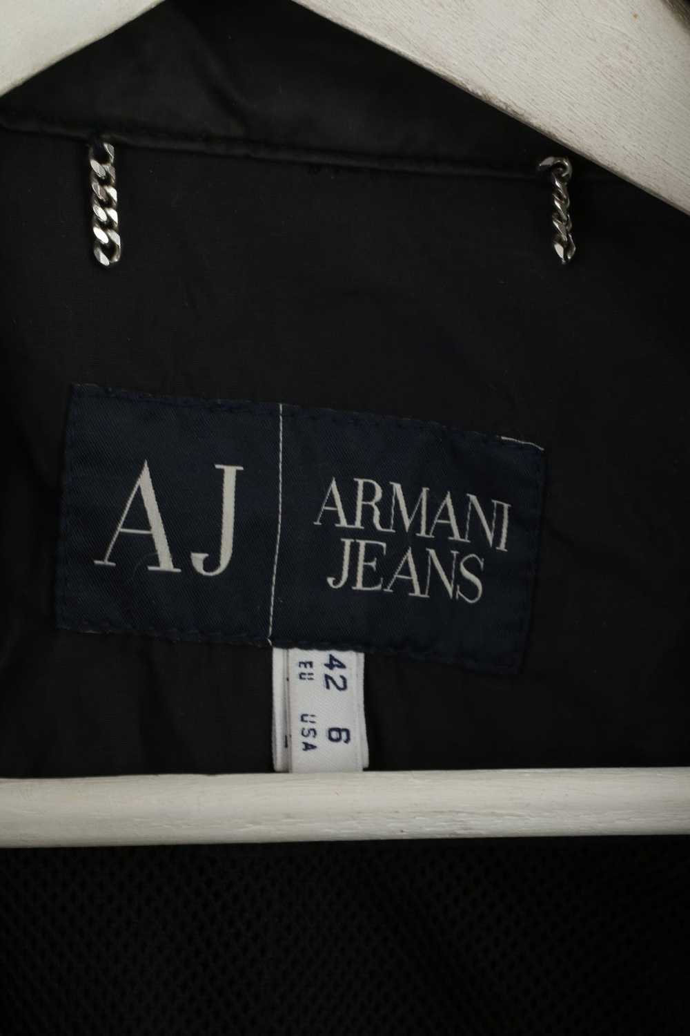 Armani Armani Jeans Women 6 S Jacket Black Zip Up… - image 3