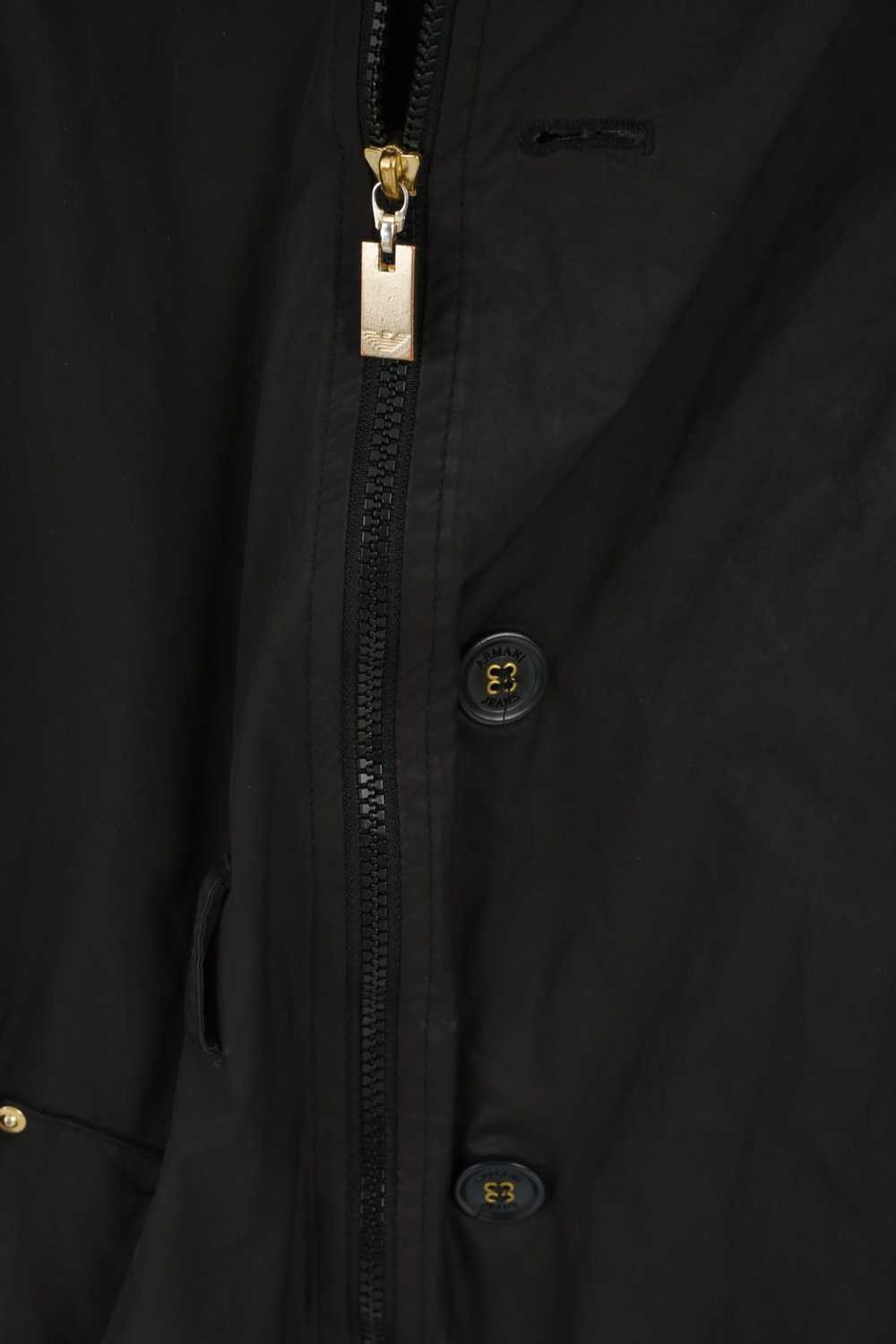 Armani Armani Jeans Women 6 S Jacket Black Zip Up… - image 4