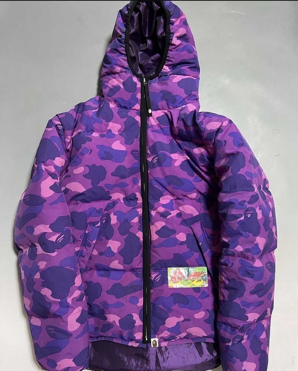 Bape Bape purple down jacket xl - image 1