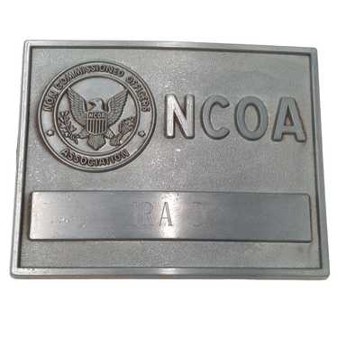 Unkwn NCO Belt Buckle Military Non Commissioned O… - image 1