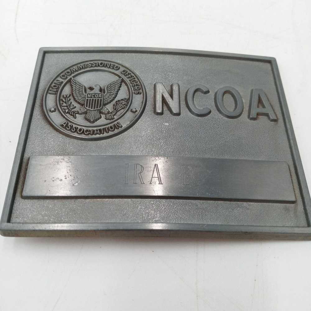 Unkwn NCO Belt Buckle Military Non Commissioned O… - image 5