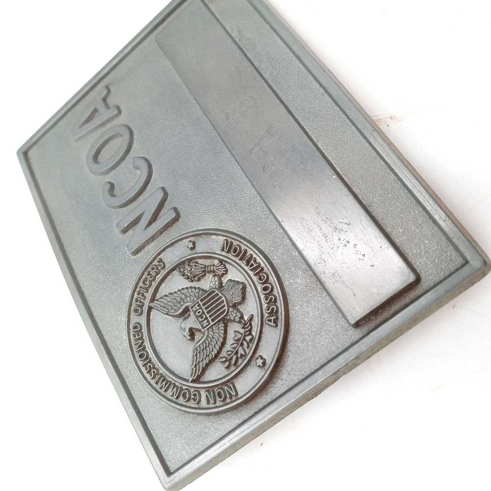 Unkwn NCO Belt Buckle Military Non Commissioned O… - image 7
