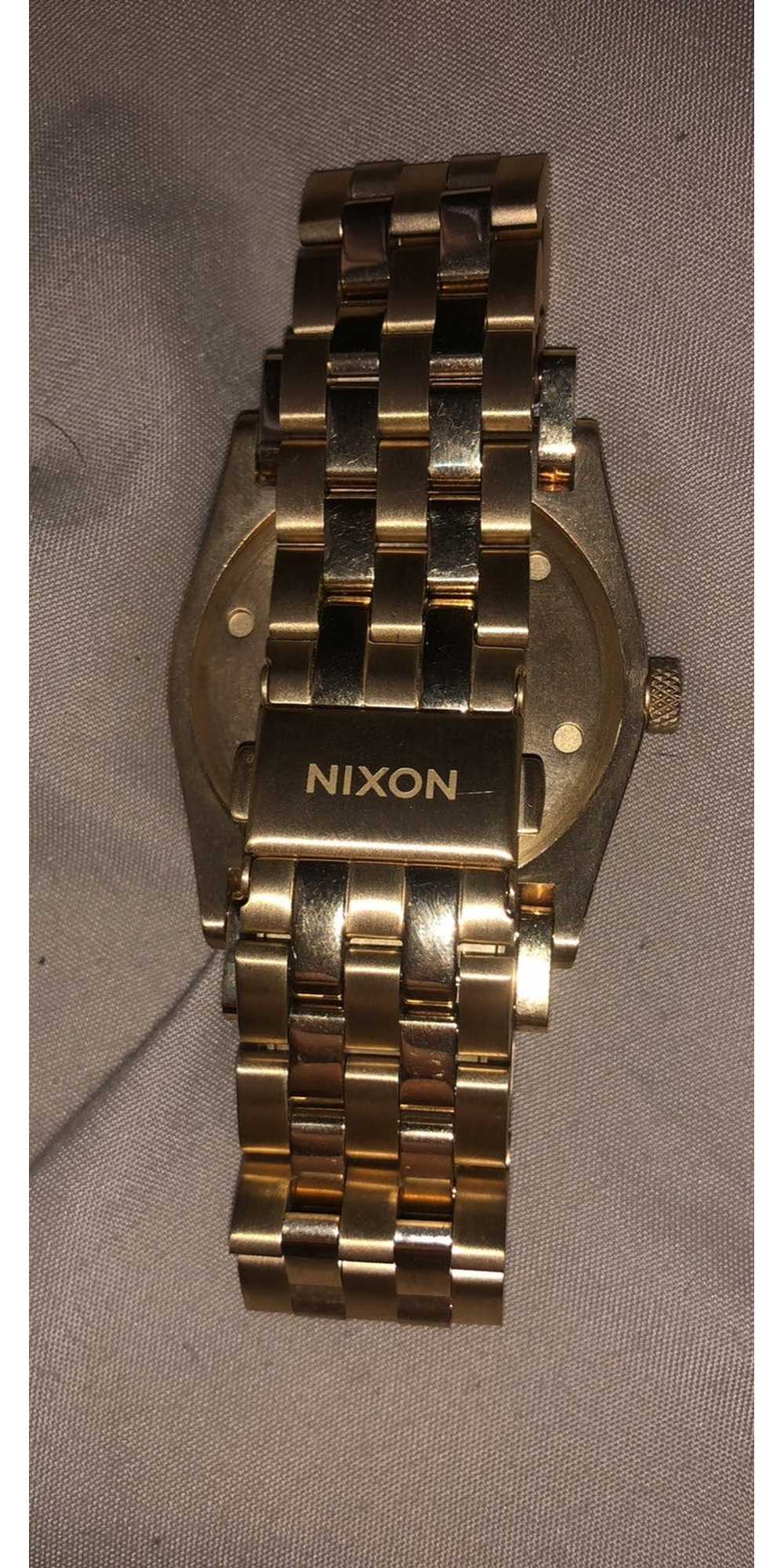 Nixon Gold Black face Nixon watch - image 2