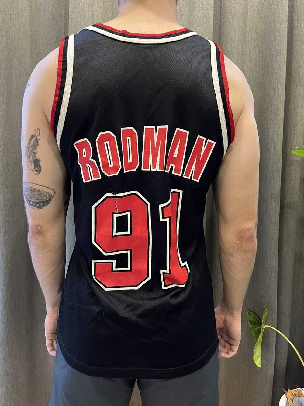 Champion × Jersey × Vintage Vintage Dennis Rodman… - image 6