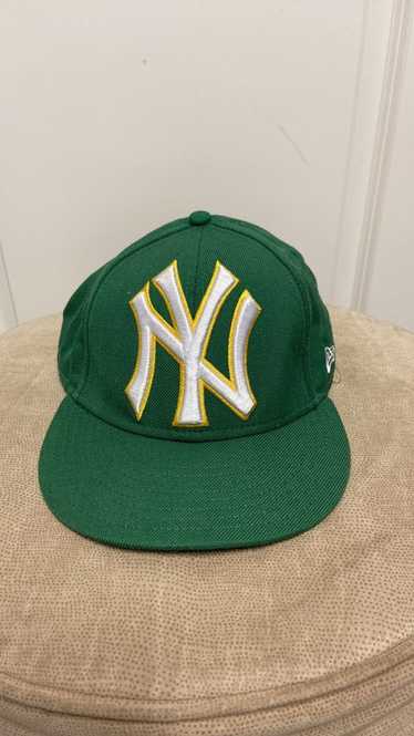 New Era 59Fifty New York Yankees 7-5/8” Custom Spray Paint Brains Baseball  Cap Rare