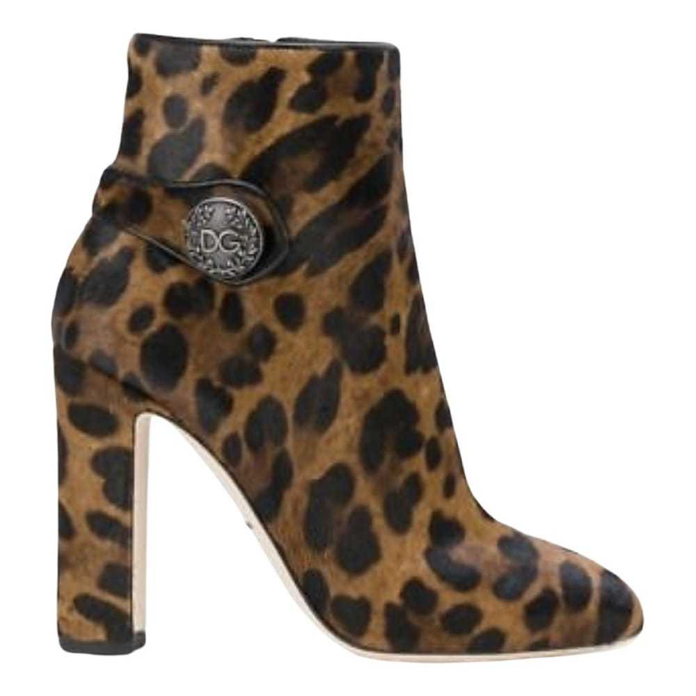 Dolce & Gabbana Pony-style calfskin ankle boots - image 1