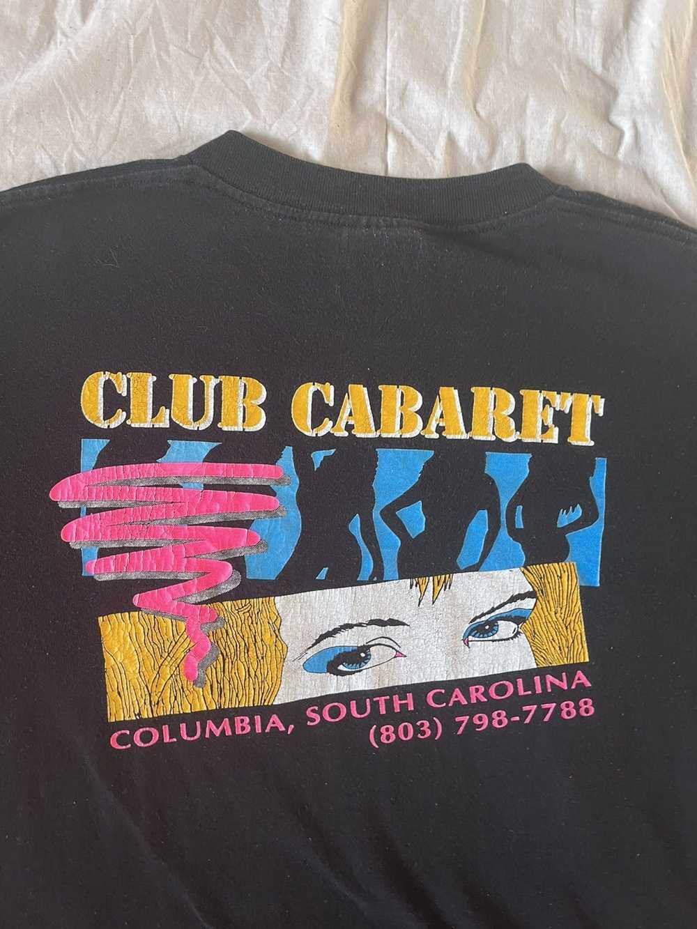 Vintage 1990’s Single Stitch Strip Club Cabaret T… - image 1