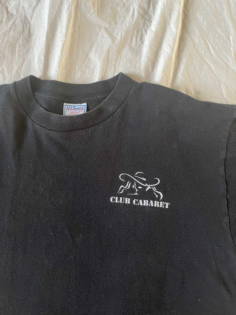 Vintage 1990’s Single Stitch Strip Club Cabaret T… - image 3