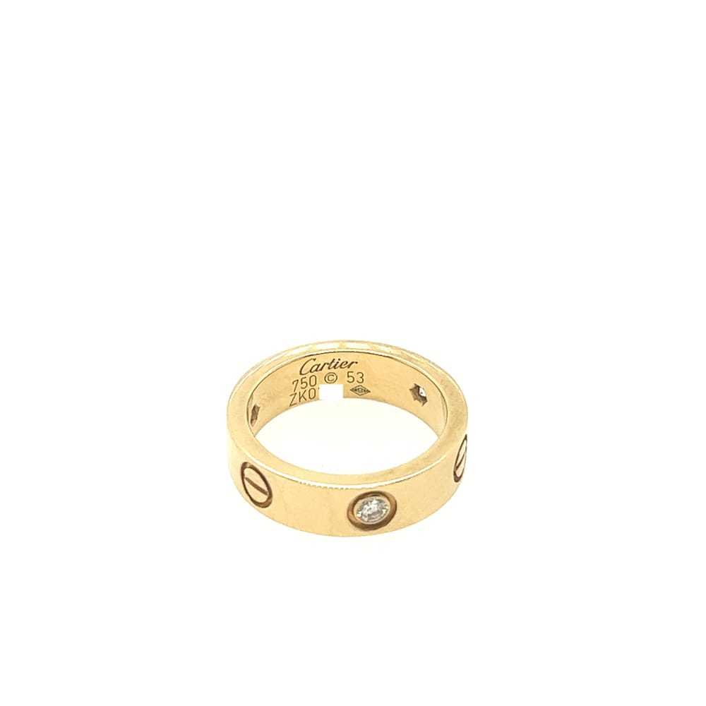 Cartier Love yellow gold ring - image 2