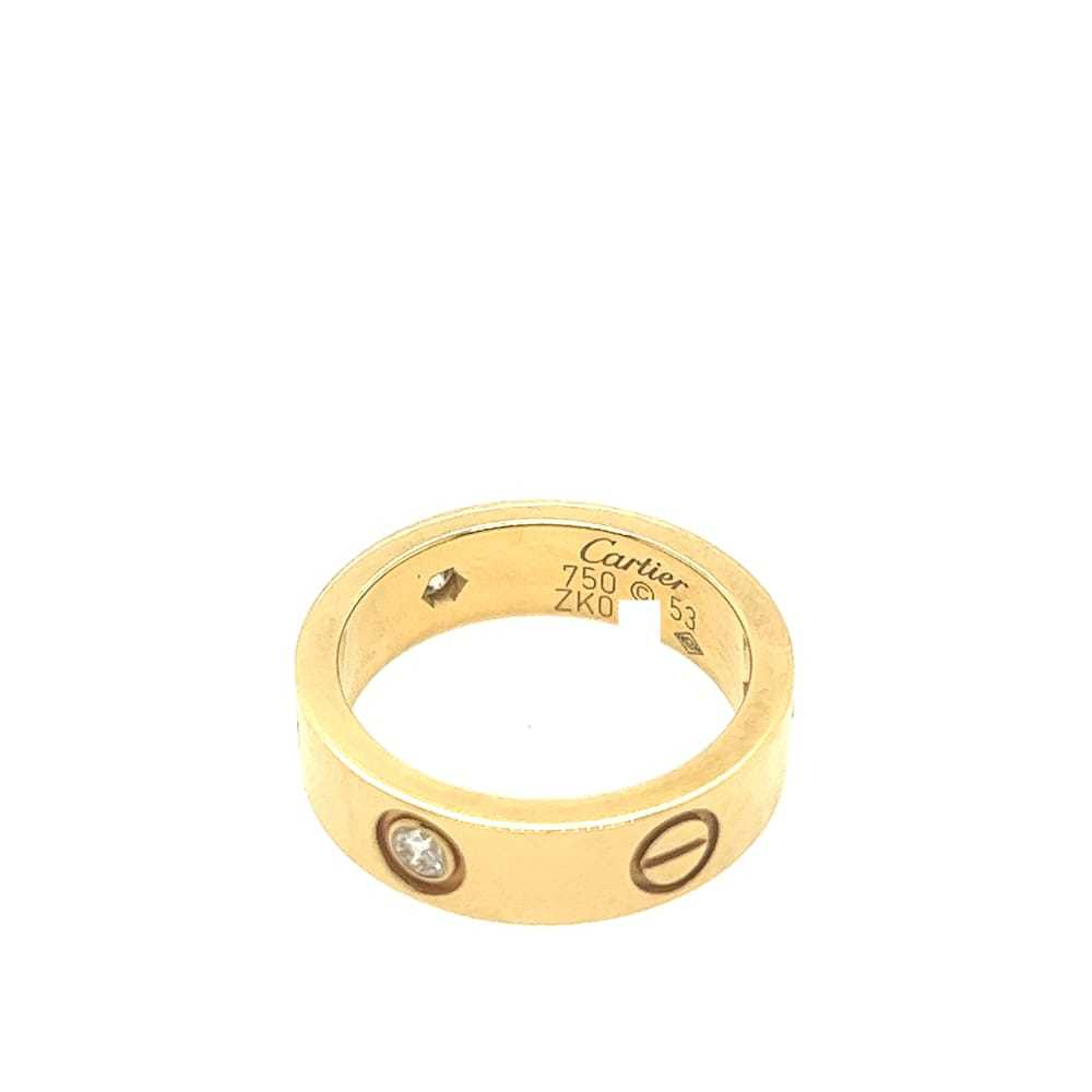 Cartier Love yellow gold ring - image 3