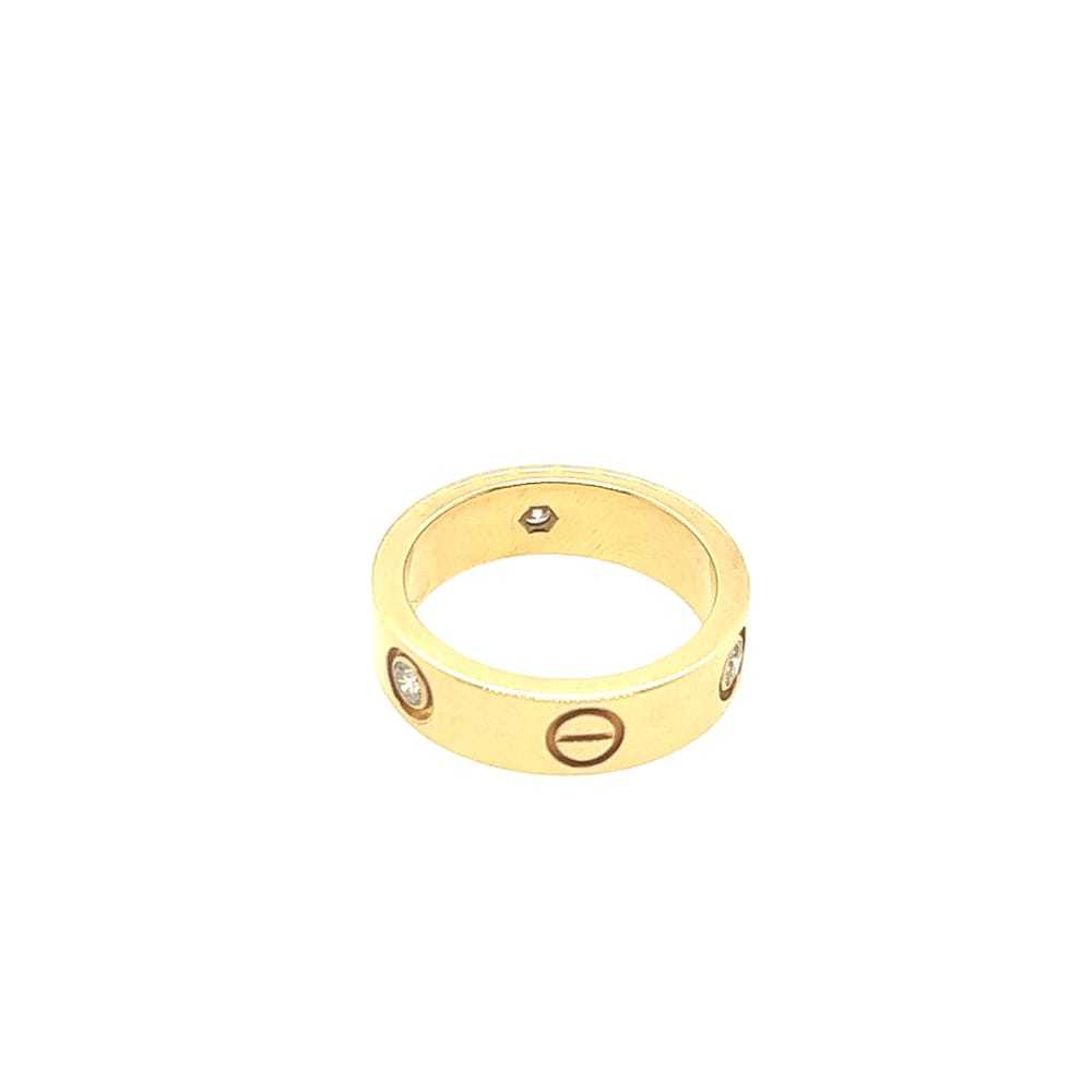 Cartier Love yellow gold ring - image 4