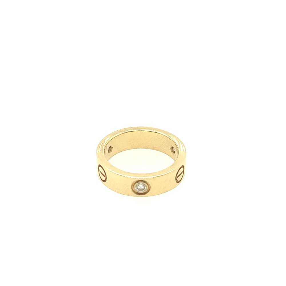 Cartier Love yellow gold ring - image 7