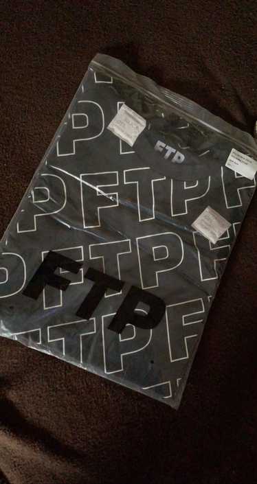 Fuck The Population FTP — All Over Outline Logo Te