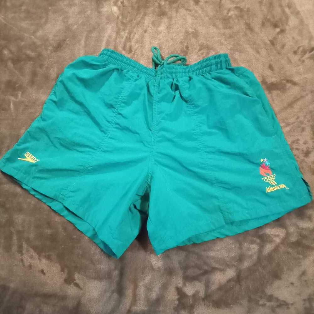 Speedo Vintage 1996 Atlanta Olympics Speedo Trunks - image 1