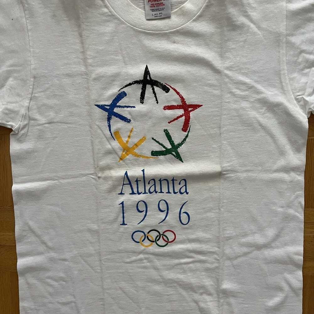 Vintage Vintage 90s Atlanta Olympics 1996 shirt W… - image 3