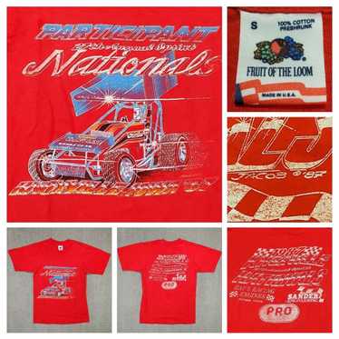 Vintage 10s+ White 26th Annual Chili Bowl Nationals Racing T-Shirt -  X-Large Cotton– Domno Vintage