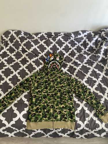 BAPE ABC Camo Shark Full Zip Hoodie Black Men's - FW19 - US