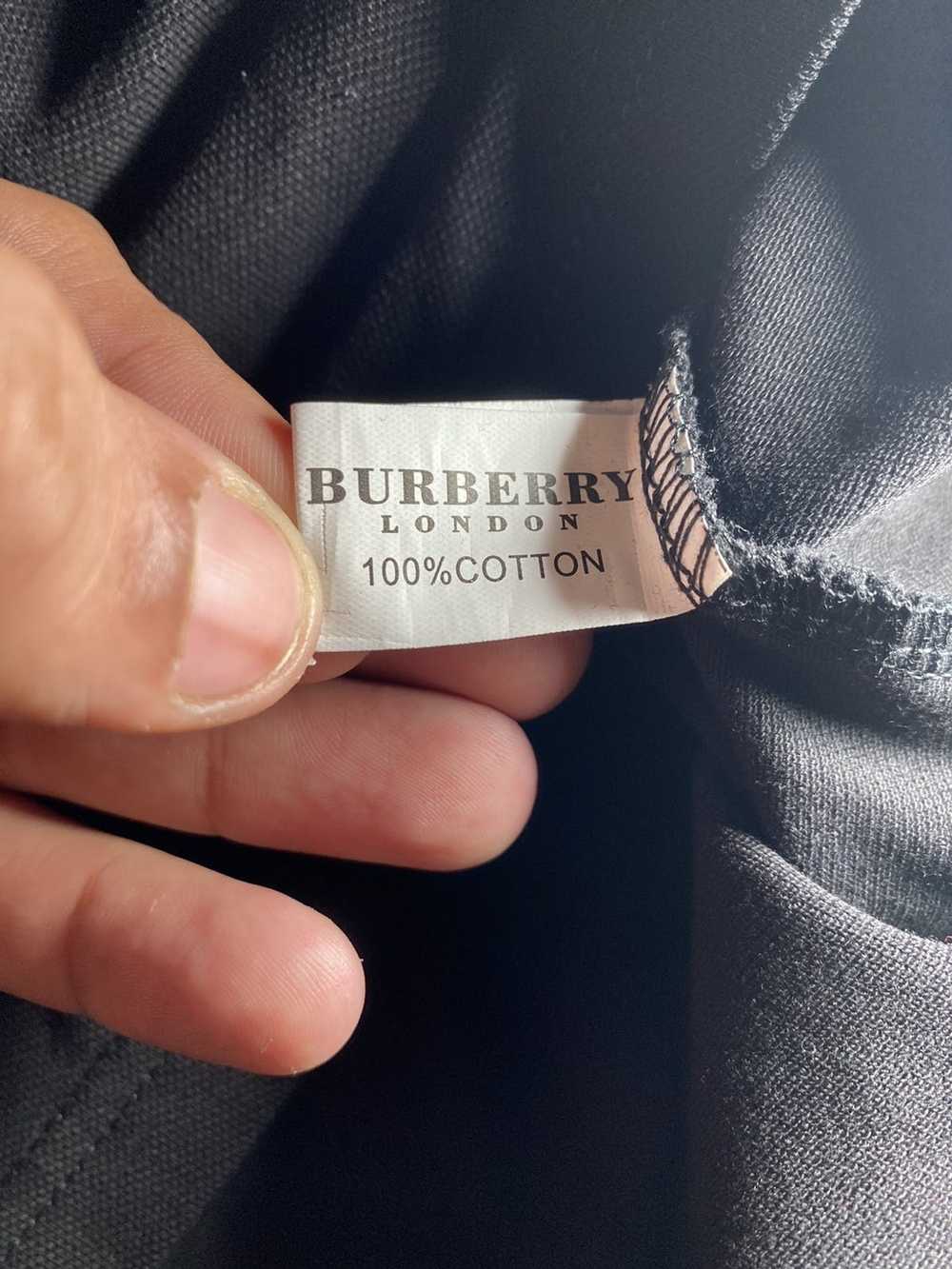Burberry × Designer Burberry Collard Shirt Blk/Grn - image 5