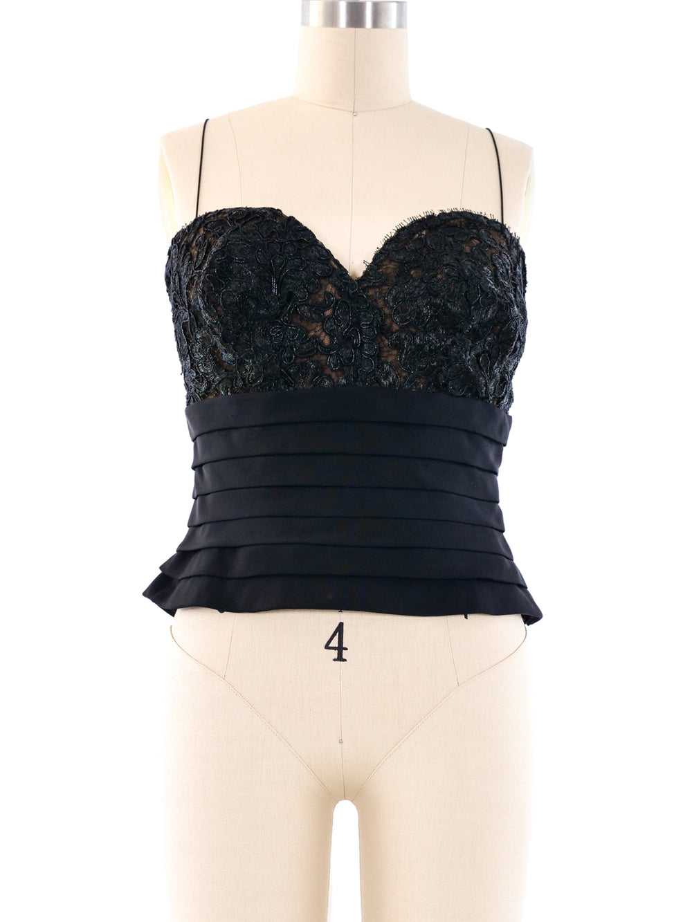 Yves Saint Laurent Haute Couture Lace Bustier - image 1