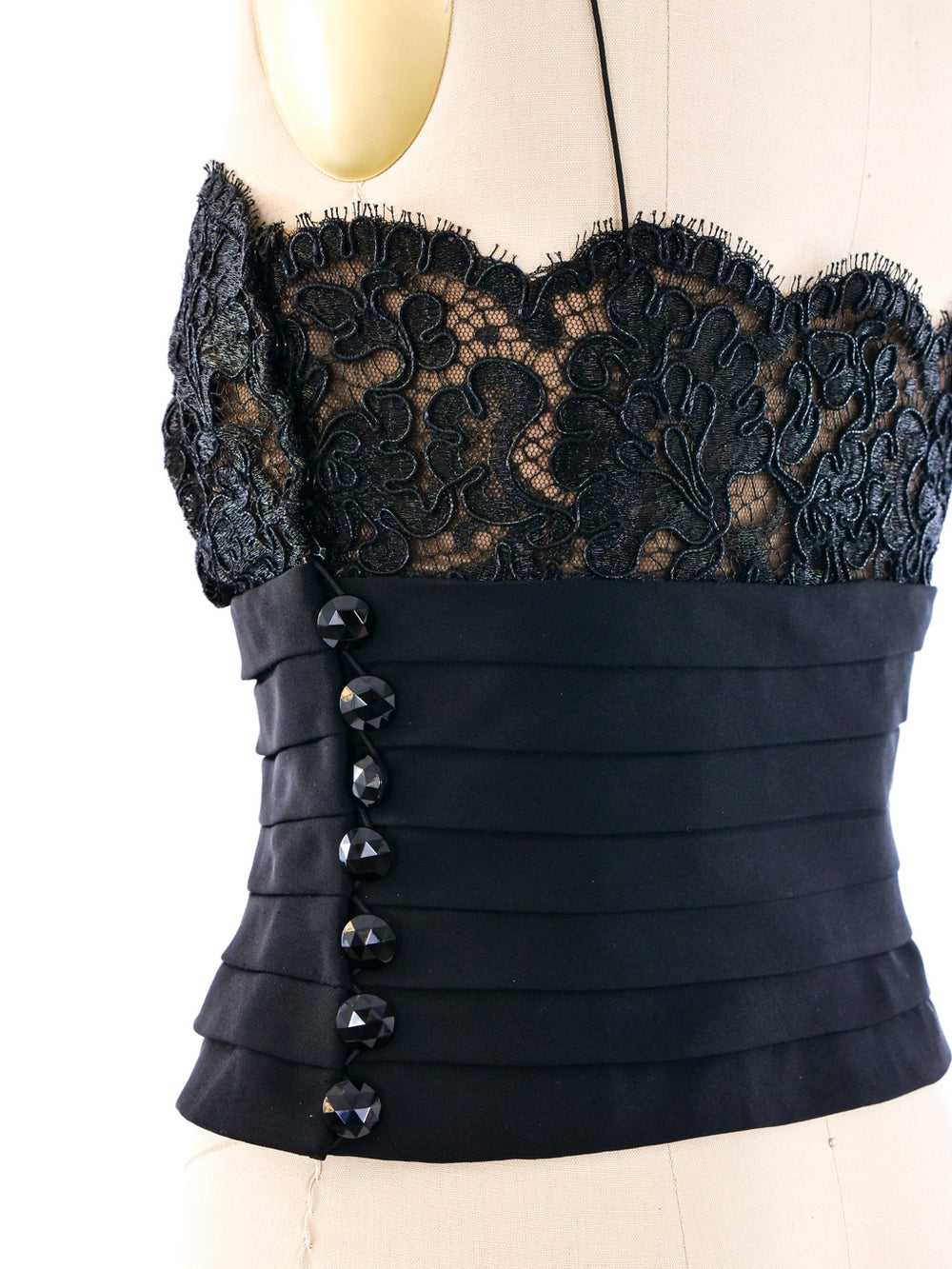 Yves Saint Laurent Haute Couture Lace Bustier - image 2