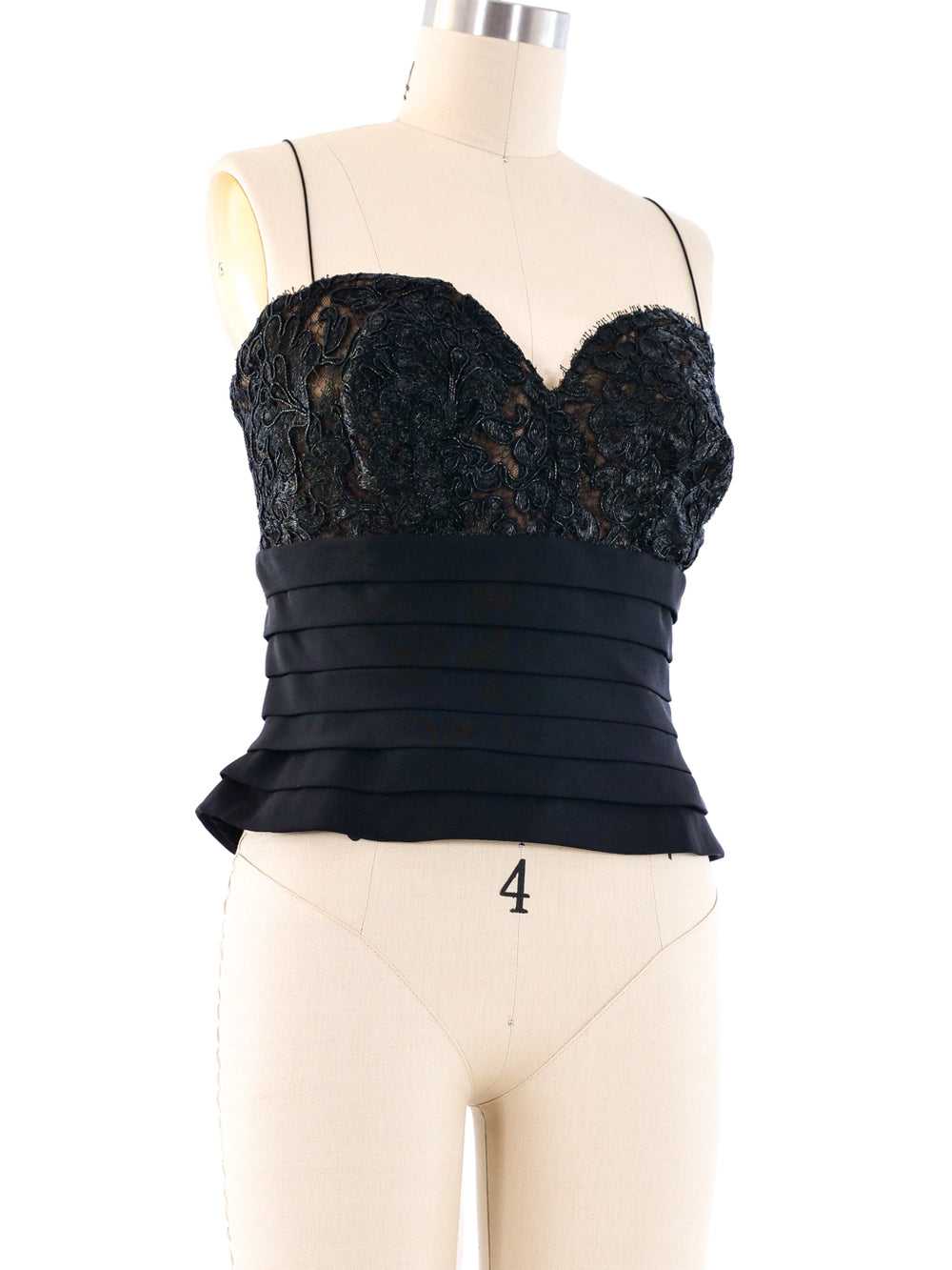 Yves Saint Laurent Haute Couture Lace Bustier - image 3