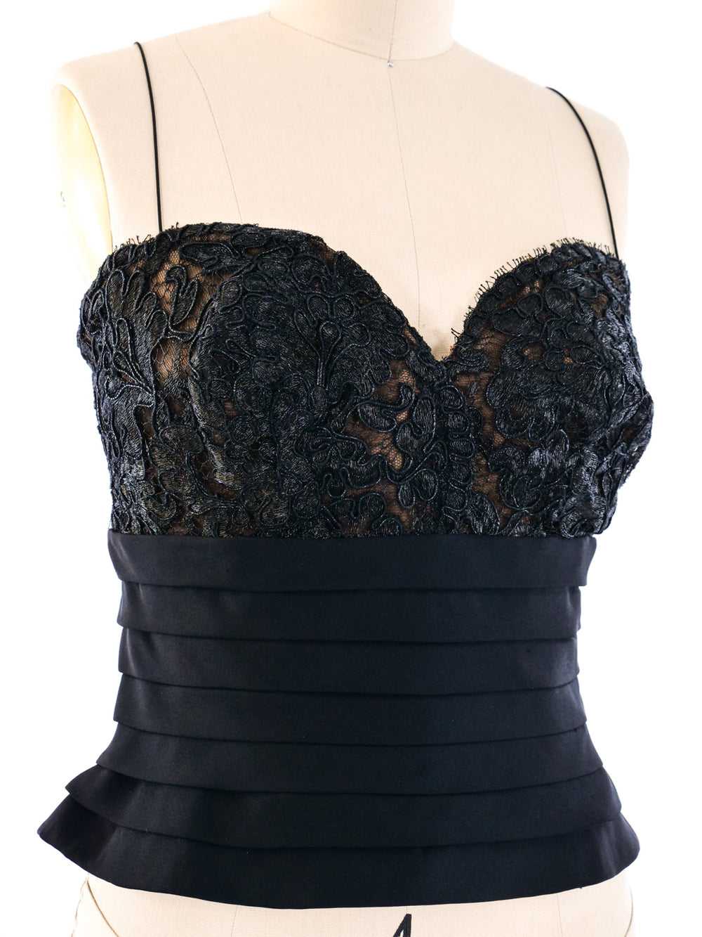 Yves Saint Laurent Haute Couture Lace Bustier - image 4