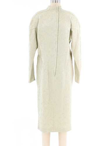 Thierry Mugler Lurex Tweed Midi Dress