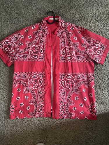 RRL Red Bandana Short Sleeve Shirt Small BNWT