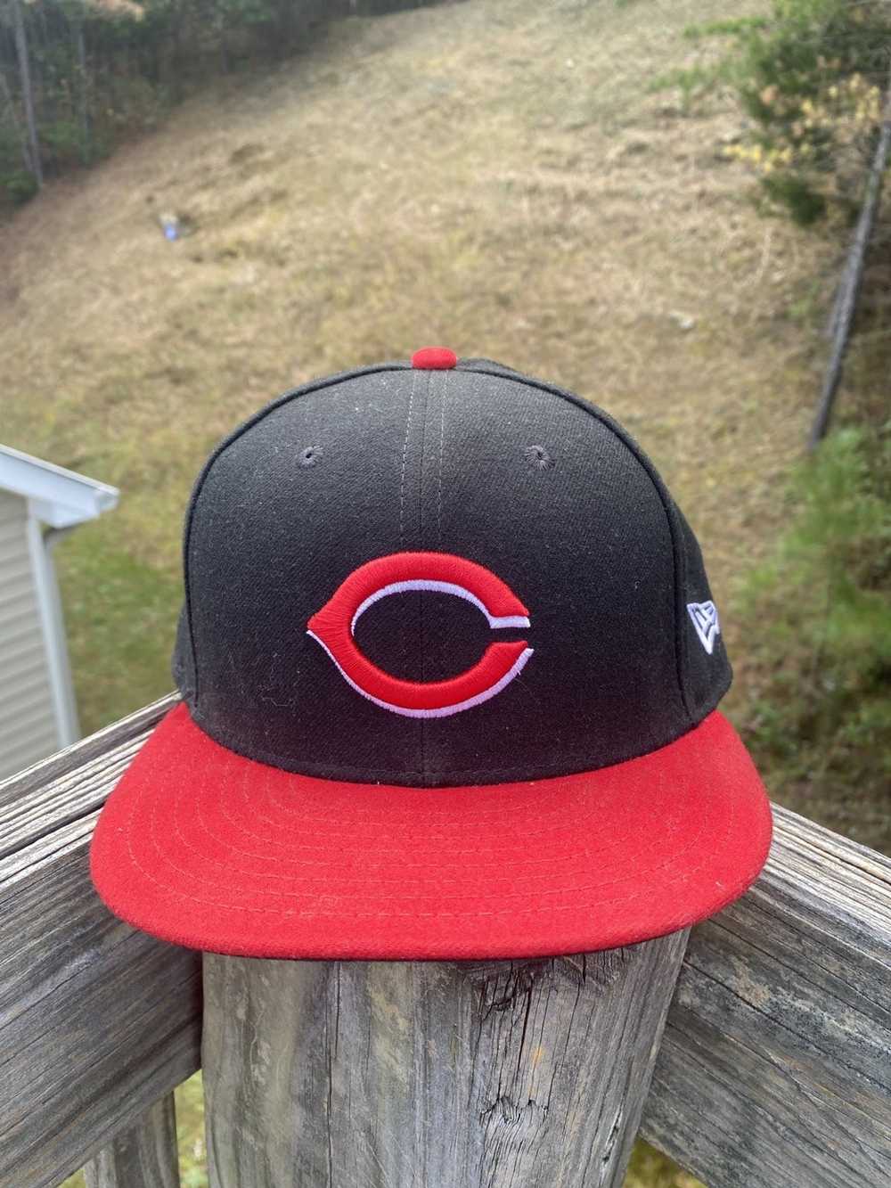 red C cap - Cincinnati MLB The League New Era : Headict