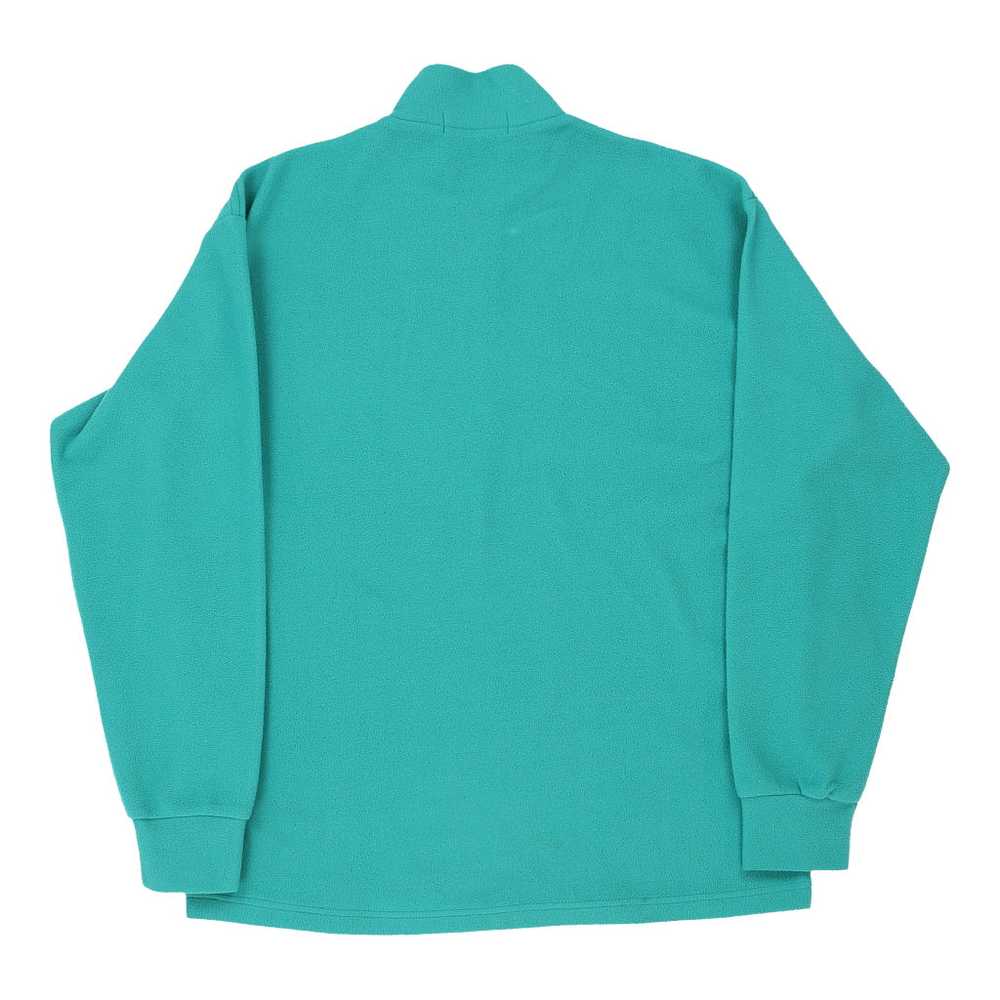 Vintage Fila 1/4 Zip - XL Green Cotton - image 2