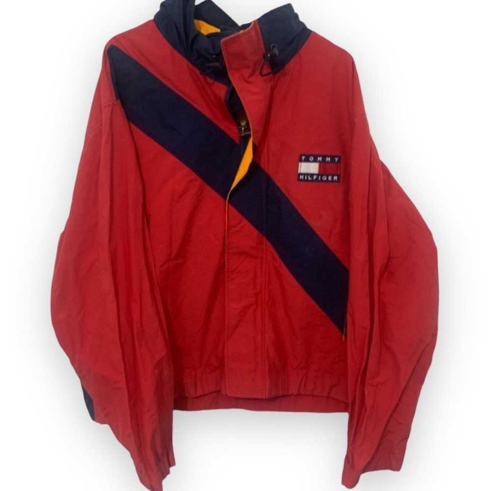 Tommy Hilfiger Tommy Hilfiger Mens Jacket Red XL … - image 1